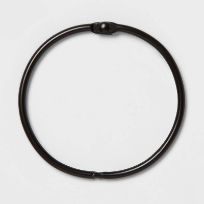 Shower Curtain Rings  Matte Black - Made By Design™