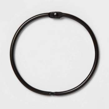 Shower Curtain Rings  Matte Black - Made By Design™