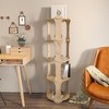 Decorotika,Yuvar Bookshelf Sapphire Oak - 3 of 4