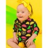 RuffleButts Baby/Toddler Girls UPF50+ Long Sleeve One Piece Rash Guard - 3 of 4