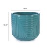 GDFStudio Wren Modern Vira Patio Ceramic Flowerpot - 3 of 4