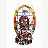Fine Art Lighting Peacock and Flowers Stained Glass Window Panel, Multi Colors - 2 of 4