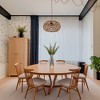 DORESshop Farmhouse 1-Light Global Pendant Light with Jute Rope Shade, E26 Socket, 5m Cord and Button Switch, No Bulbs Included - 4 of 4