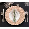 Home Mart Goods Orange Extra Thick Woven Trivet Round Placemats Natural Cotton Hot Potholder Mat Heat Resistant - 9"x9"(Pack of 4) - 2 of 4
