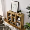 NicBex Multi Sized Cube Bookcase Storage Wood Bookshelves with Tapered Legs for Office Home - 2 of 4