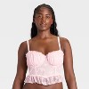 Women's Ruffle Lace Corset - Wild Fable™ - 4 of 4