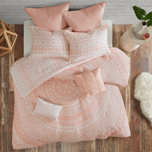 7pc Mica Cotton Reversible Comforter Set Target