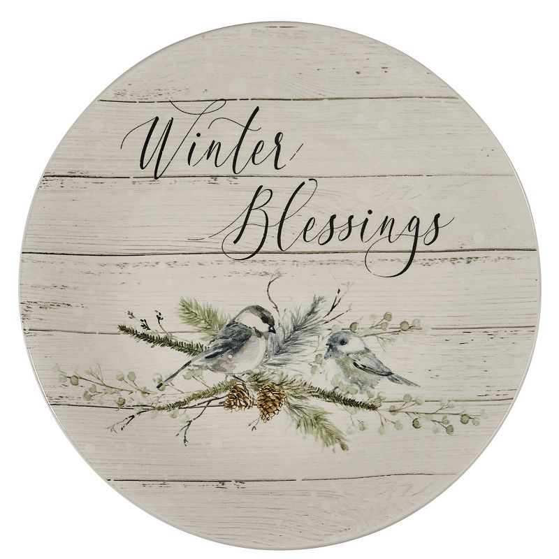 Park Designs Winter Blessings Salad Plate Set of 4, 1 of 4