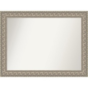 Amanti Art Sydney Silver Non-Beveled Framed Bathroom Vanity Wall Mirror - 1 of 4