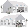 Acekool 13x26 FT Heavy Duty Party Tent with White Roof, Detachable Sidewalls & 3 Storage Bags, Outdoor Wedding and Event Canopy - 2 of 4