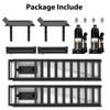 2 Packs Hydraulic Car Ramps-5 Ton Car Lift Ramp for Oil Changes, Heavy Duty Car Jack Ramps - 2 of 4