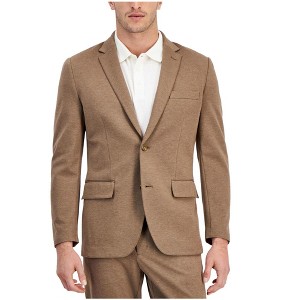Alfani Mens Heathered Knit Two Button Blazer Jacket - 1 of 1