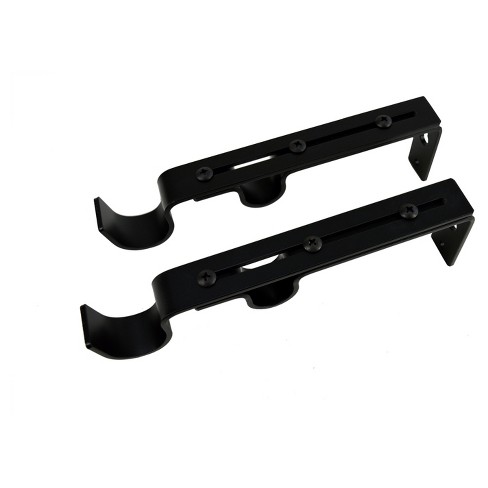 Drapery Rod Brackets Black Versailles Home Fashions Target
