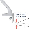 Ergotron MXV Desk Mounting Arm for LCD Monitor - 34" Screen Support - White - 4 of 4