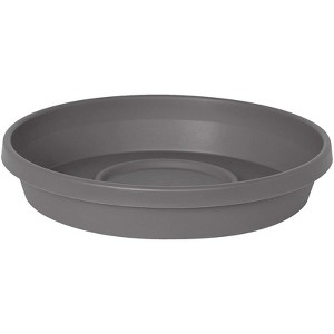 Bloem Terra 3.5 in. H Plastic Plant Saucer Charcoal - 1 of 1