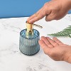 Cameo Soap/Lotion Dispenser with Rust Proof Stainless Steel Gold Pump, Non-Slip Protective Silicone Feet - 3 of 4