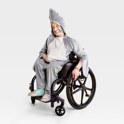 Adult Adaptive Shark Halloween Costume Jumpsuit - Hyde and EEK! Boutique™ Gray