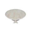 International Concepts 36" Round Top Pedestal Table-28.9" H, Unfinished - image 3 of 4