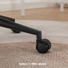 NicBex Adjustable Swivel Chair, Wide Seat Ergonomic Office Chair, Criss-Cross Chair, Home Office Desk Chair with Wheels or Floor Protectors - 3 of 4