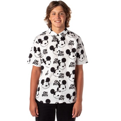 Neff Disney Men's Allover Print Button-Down Shirt
