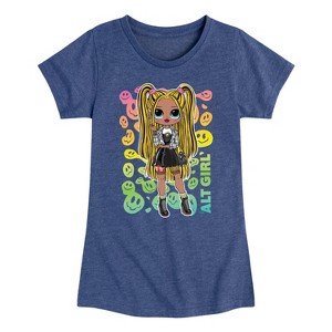 Girls' - LOL Surprise! - Rainbow ALT Girl Fitted Short Sleeve Graphic T-Shirt - 1 of 4