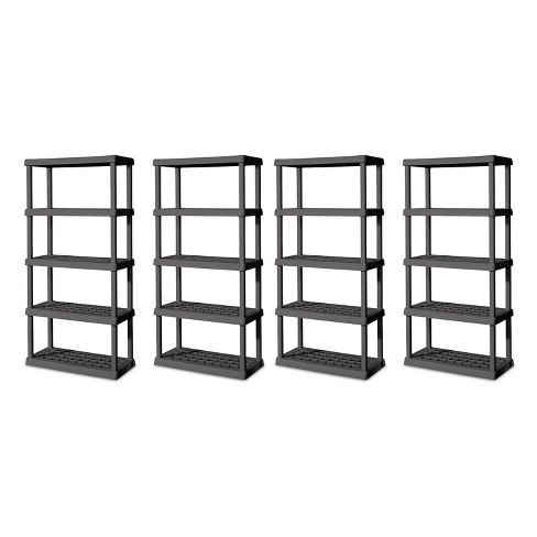 Sterilite Flat Storage Shelves Gray : Target