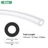 Unique Bargains Flexible Silicone Rubber Tube High Temp Water Air Hose Pipe for Pump - 3 of 4