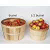 Lehman's Handcrafted Baskets, Vintage Style Bushel and Half Bushel Storage, USA Made Poplar Wood with Wire Handles, Set of 2 - 3 of 4