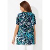 Catherines Women's Plus Size Easy Fit Short Sleeve V-Neck Tunic - 3 of 4