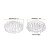 Unique Bargains Plastic Wear Resistant Clear Spiked Furniture Carpet Protectors - 2 of 4