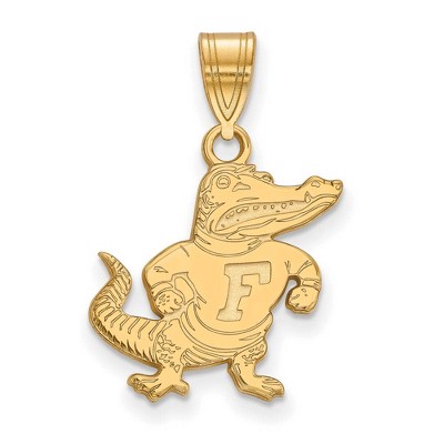 Black Bow Jewelry 14k Yellow Gold Florida Gators NCAA Medium Pendant