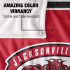 Jacksonville State University Primary Logo Silky Touch Blanket White 50x60 - 4 of 4