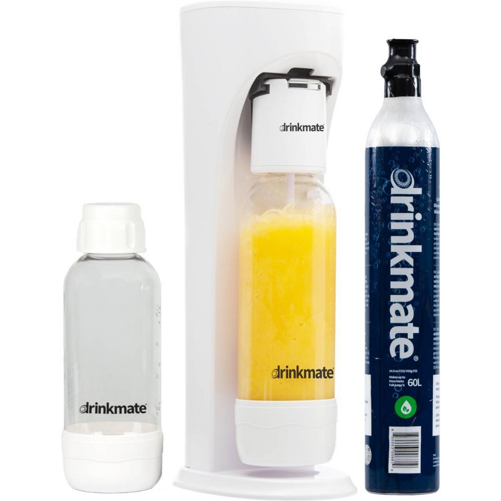 Drinkmate Special Bundle OmniFizz Soda Maker White