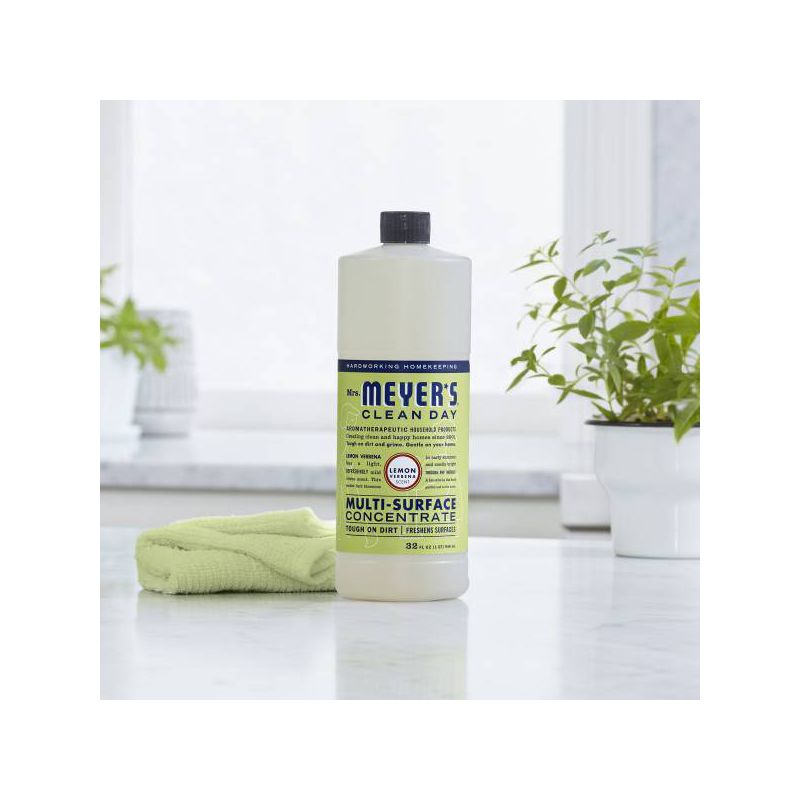 Mrs. Meyer&#39;s Clean Day Lemon Verbena Multi-Surface Concentrate Cleaner - 32 fl oz, 4 of 13