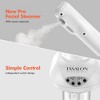 TASALON Professional Facial Steamer Machine on Wheels, Hot Ozone Face Steamer for Facial - White - 3 of 4
