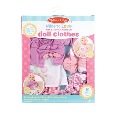 melissa and doug 12 inch doll clothes