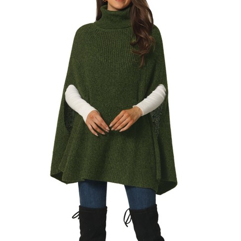 Turtleneck on sale cape sweater