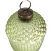 Whisen 2.3x2.3x3.5"H Tear Drop Ornament, Glass Decorative Hanging Christmas Tree Ornaments, Set of 12 - Green - 4 of 4
