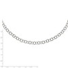 Black Bow Jewelry Stainless Steel 6mm Polished Circle Cable Link Chain Necklace - 2 of 4