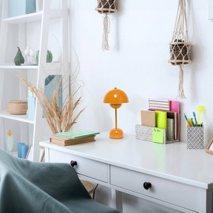 Simple Designs 11.8" Mushroom Magic Dimming (Includes LED Light Bulb) Touch Stick Lamp Portable and Rechargeable - 1 of 4