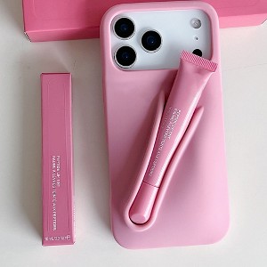 HTUTWOO for iPhone 17 Case, Silicone Shockproof Protective Cover with Lipstick Card Holder Compatible with iPhone 17 Case - 1 of 4