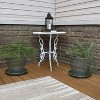 Sunnydaze Outdoor/Indoor High-Fired Glazed UV- and Frost-Resistant Ceramic Flower Pot Planter Saucers - Imperial Blue - 4 of 4