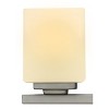 Yosemite Home Decor Jordan 3-Light Vanity Light in Satin Nickel Finish with Frosted White Glass Shades - 4 of 4
