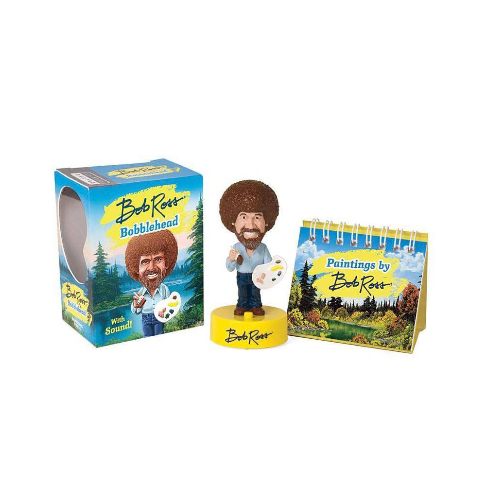 Bob Ross Bobblehead : With Sound! - (Toy)
