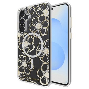 Case-Mate Samsung Galaxy S25 FE Magnetic Phone Case - Floral Gem - 1 of 4