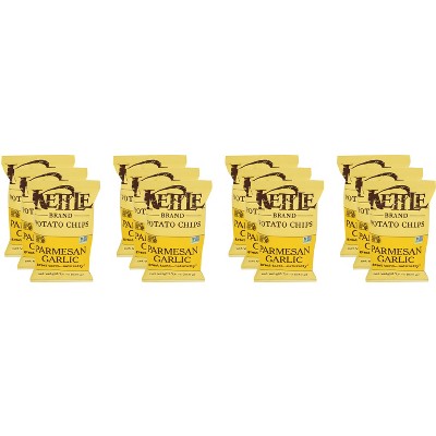 Kettle Brand Potato Chips Parmesan Garlic - Case of 12 - 7.5 oz