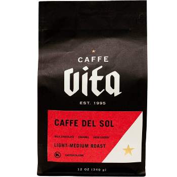 Caffe Vita Caffe Del Sol Espresso Roast Whole Bean Coffee - 12oz