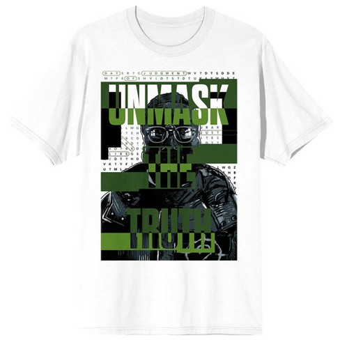 The Batman Movie Riddler Men's White T-shirt : Target