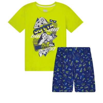 Fortnite Boys Camo Logo Sleep Pajama Shorts