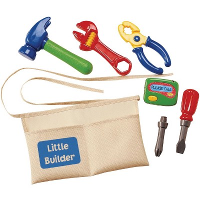 International Playthings Kidoozie My First Tool Belt, set of 6 Toy Tools